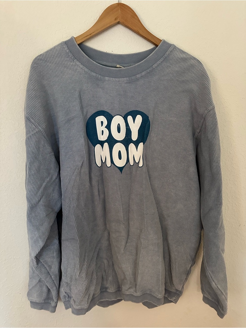 Riff Raff - BOY MOM Blue crew neck